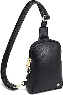 Small Sling Bag for Women Everyday & Travel Crossbody Bags Lightweight Cross Body Purses Vegan Leather