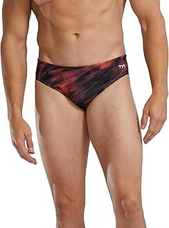 TYR Men's Durafast Elite Racer Brief Swimsuit Swim Briefs