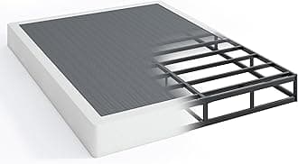 QEROMY 7 Inch Low Profile Box Spring, Sturdy Metal Frame Mattress Foundation, Easy Assembly, Quiet & Noise-Free, King Size