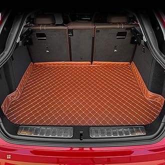 Car Trunk Mat for Kia Optima 2005 2006 2007 2008, Custom Fit PU Leather Cargo Liner, All-Weather Waterproof Rear Trunk Liner Protector, Auto Interior Accessories
