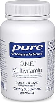 - O.N.E. Multivitamin - Once Daily Multivitamin with Antioxidant Complex Metafolin, CoQ10, and Lutein to Support Vision, Cognitive Function, and Cellular Health* - 60 Capsules