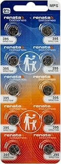 Renata New 10 Pcs/ 1 Card Silver Oxide Battery SR927SW, 395