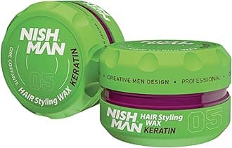 Hair Styling Wax 150 ml - Powerful Hold and Flexible Styling for Any Hairstyle - Long-Lasting Control and Definition (150 ml, 05 - Keratin)