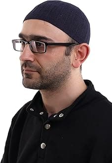 Turkish Muslim Winter Kufi Hats for Men, Taqiya, Takke, Peci, Islamic Caps, Islamic Gifts, Standart Size