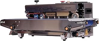 FR900 Horizontal Band Sealer | Economic Model Stainless Steel Vacuum Food Packet Sealer for Plastic Bags, Pouches & Covers | 220V, Compact Design, 8mm Sealing Width, 12m/min Sealing Speed