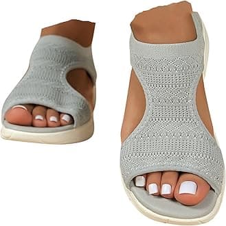 Orthopedic Sandals Women Arch Support Sandals for Women Casual Summer ​Soft & Comfortable Sandals Washable Slingback Orthopedic Slide Sport Sandals Mesh Upper Breathable Sandals Adjustable