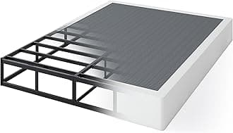 9 Inch High Profile Box Spring, Sturdy Metal Frame Mattress Foundation, Easy Assembly, Quiet & Noise-Free, King Size