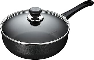Classic 4 quart (10 1/4 inch) Nonstick Deep Saute Pan with Lid – Compatible with Gas and Electric Stovetops, Metal Utensil Safe, Oven Safe to 500°F, Dishwasher Safe