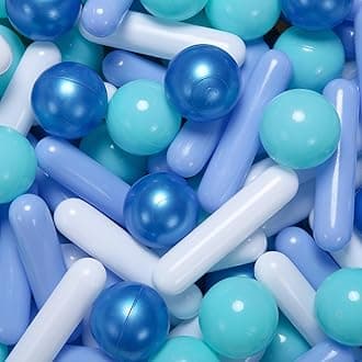 STARBOLO Ball Pit Balls for Kids -Pack of 150 200 500 Colorful Ball Pit Balls Crush Proof Plastic Toy Balls for Toddlers Ball Pit, Ball Pit Play Tent, Baby Pool Water Toys