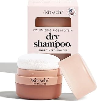 Dry Shampoo for Women | Texture Powder for Men – For Oily & Light Hair – Rice Protein, Unscented, No White Cast – Non Aerosol, Organic, Compact | Ideal Gifts for Women, Travel Size – 8g