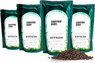 Cafe Coffee Day Filter Coffee Powder Refresh 60% Coffee - 40% Chicory) 200 g (Pack of 4)