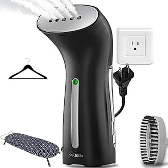 Polardo Travel Garment Steamer - Compact Portable Handheld Clothes Steamer with 360° Anti-Spill Technology, Professional Wrinkle Remover for Travel & Home