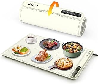 Warming Mat for Food -Electric Food Warming Tray (24"x16"), Rapid Full-Surface Heating, Portable & Rollable Versatile Food Warmer for Countertop, Perfect for Gatherings, Parties &Everyday Use