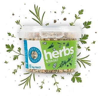 Cornish Sea Salt - Mineral Rich Herby Celtic Sea Salt - Michelin Starred Chef Approved - Herbs, Spices & Seasonings - Spices for Cooking, Kitchen Accessories - 45g