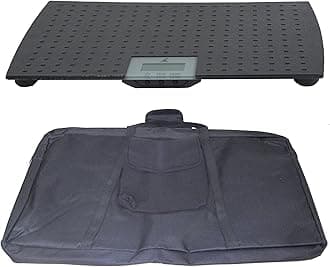 Redmon Pet Partners Digital Non-Skid Rubber Pet Weight Scale with Polyester Carrier Tote Bag