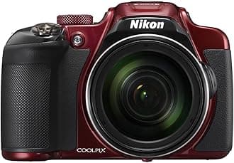 Nikon COOLPIX P610 Digital Camera with 60x Optical Zoom and Built-In Wi-Fi (Red)