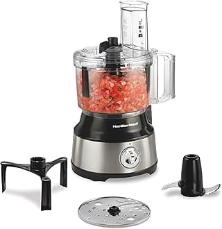 10-Cup Food Processor, With Bowl Scraper (70730),450 Watts, Black