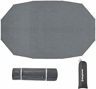 KingCamp Canvas Tent for Camping, 4 Seasons Large Waterproof & Windproof Luxury Glamping Tent with Stove Jack for Family Outdoor Camping, Hunting & Parties