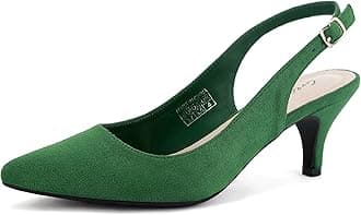 Pointed Toe Sandals Slingback Kitten Heels Pointed Toe Pumps Ladies Shoes Heels Dressy Work Date Wedding Party