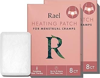 Heating Patches, Herbal Heating Patches - Period Heating Pads for Cramps, Ultra Thin Design, On The Go Size, for All Skin Types (16 Count)