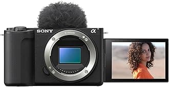- Sony Alpha ZV-E10M2 26 MP Interchangeable Lens Mirrorless Vlog Camera for Creators | APS-C Sensor | 4K 60p with 10bit 4:2:2 Recording - (Black)