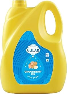 Gulab Gold 100% Pure Filtered Groundnut Oil - 4.35 Kg