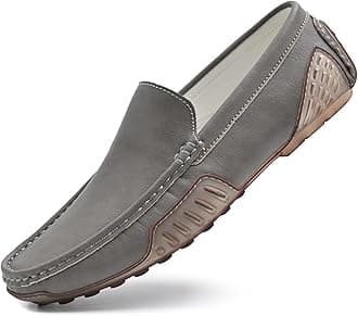 Men's Loafers Casual Shoes Slip On Driving Loafers Penny Loafers with Rubber Sole Soft Light-Weight Flats Boat Free Shoes…