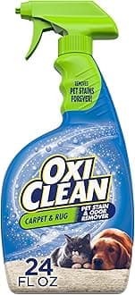 OxiClean Carpet and Rug Cleaner, Pet Stain and Odor Remover Spray, 24 fl oz
