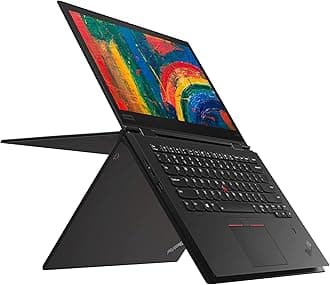 Lenovo ThinkPad X1 Yoga (3rd Gen) i7 8650U 1.9Ghz 14" 2-in-1 Convertible Laptop, 16GB RAM, 256GB NVMe PCIe M.2 SSD, FHD 1080p, Thunderbolt 3 USB-C, Webcam, Windows 10 Pro (Renewed)