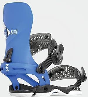 Rome SnowboardsMens Vice Asymwrap Snowboard Bindings - 2023/2024 Blue | Medium/Large