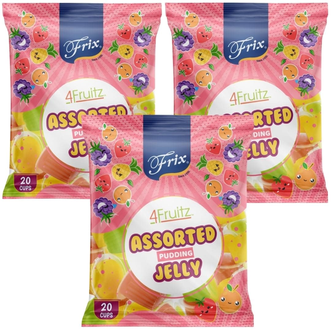 Frix Assorted Pudding Jelly - (300g x 3 Packs)