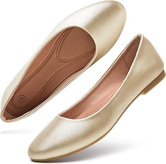 hash bubbieWomen's Flats Shoes Ballet Flats Dress Shoes Comfortable PU Leather Slip on Shoes for Women