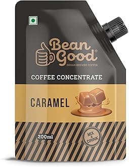Cold Coffee Bottle Concentrate-Liquid Caramel Flavour- Serves 15 Cups Â– 200Ml-100% Pure Coffee-Just Add Cold Milk/Sugar
