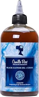 Black Castor Oil & Chebe Cleanse | 12 fl oz | Invigorating Scalp Treatment Shampoo | Oil Infused Hair Cleanser for Strength, Shine & Moisture