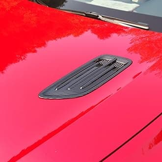 YOUTOOCAR Hood Air Vent Scoop Covers Compatible with Kia Stinger 2017-2023 Accessories (Carbon Fiber Pattern)