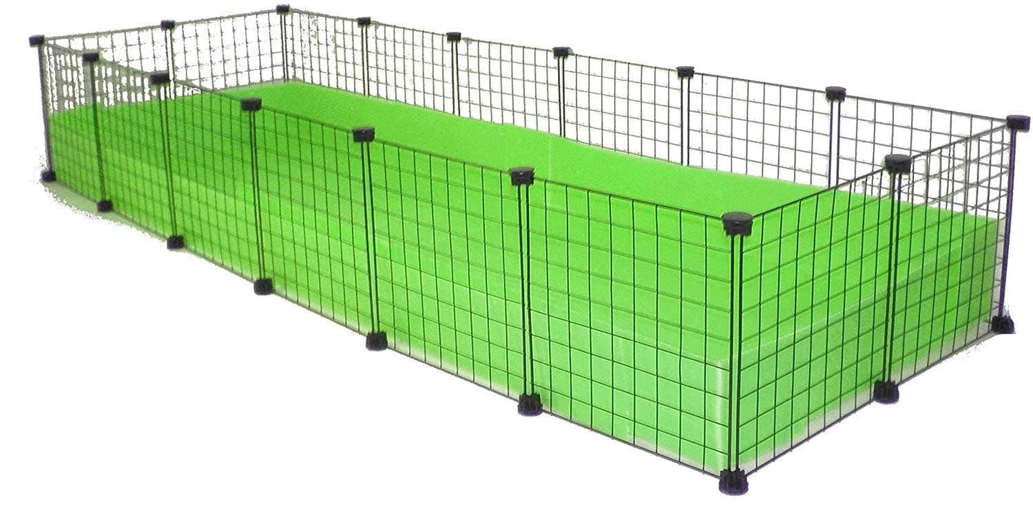 C & C Cage (6 x 2, White) GREEN INSERT NOT INCLUDED