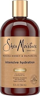 Shea Moisture Manuka Honey & Mafura Oil Intensive Hydration Shampoo with African Rock Fig & Baobab Oil 13 oz