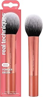 Ultra Plush Face Brush, large, soft, fluffy makeup tool for powder, bronzer, or blush, vegan, cruelty-free, synthetic bristles, professional quality, 1 count