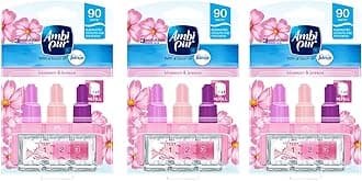 3 x Ambi Pur 3volution Air Freshener Electrical Plug in Refill Blossom Breeze 20ml