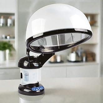 Aphrodite Powerful Compact Portable 2 in 1 Hair & Face Beauty Steamer with Professional Ozone Treatment