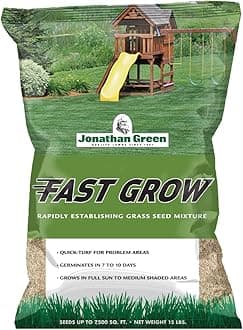 Jonathan Green (10830) Fast Grow Grass Seed - Cool Season Lawn Seed (15 lb)