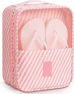 Mossio Shoe Bag Holds 3 Pair of Shoes for Travel and Daily Use Storage Pouch