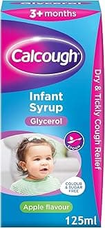 Calcough® Infant Syrup Apple Flavour 3+ Months, 125ml