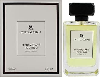 Swiss Arabian Bergamot and Patchouli for Women - Uniquely Crafted Women's Perfume - Citrus Floral Fragrance with Bergamot Patchouli, and Musk - 3.4 oz