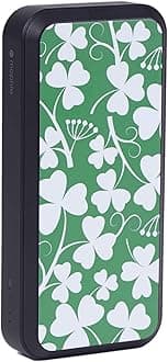 powerstation prime20 - Ultra-Compact Portable Power Bank with 20,000mAh Internal Battery, 18W USB-C PD Fast Charging, 3-Device Simultaneous Charging, Shamrocks