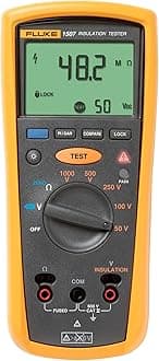 FLUKE 1507 Insulation Resistance Meter, High Precision, Mega Insulation Meter, Insulation Resistance Measurement, Supports 1000 V, Electrical Equipment Inspection