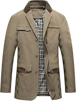 CloudstyleMens Casual 2 Buttons Slim Fit Jacket Autumn Blazer Sport Coat