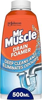 Mr Muscle Drain Foamer (500 ml) Drain Cleaning Foam to Unblock & Eliminate Odour