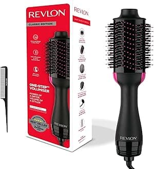 Salon One-Step Hair Dryer & Volumiser with Sectioning Comb Included (for mid to Long Hair, One-Step Technology, 2-in-1 Styling Tool, Ionic & Ceramic Technology) RVDR5222UKAMZ