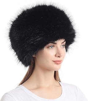 Soul Young Women's Winter Faux Fur Cossak Russian Style Hat